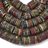 Natural Dragon Blood Beads Strands G-G329-B07-8x1mm-5