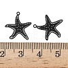 Spray Paint 430 Stainless Steel Pendants STAS-C153-02EB-3