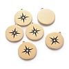 316 Surgical Stainless Steel Pendants X-STAS-I164-027G-1