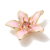 Brass Enamel Pendants X-KK-S368-13G-03-2