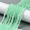 Baking Painted Imitation Jade Glass Bead Strands DGLA-A034-J4MM-A22-2