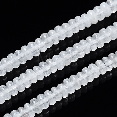 Natural Crackle Quartz Beads Strands G-S366-098-1