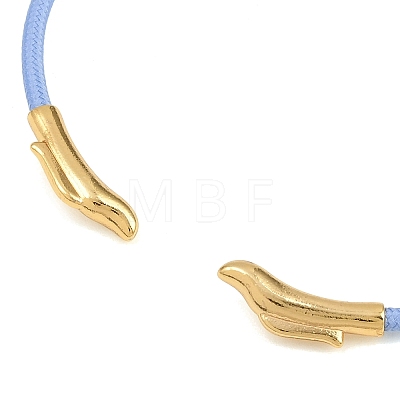 Braided Steel Wire Bangles Making KK-CBA6056-02F-G-1