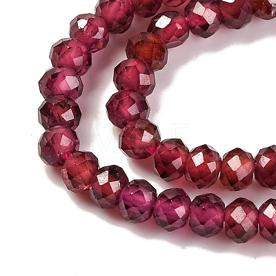 Natural Garnet Beads Strands G-F770-D02-02-1