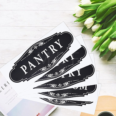3Pcs 3 Styles PVC Self-adhesive Sign Label Paper DIY-CP0013-69-1