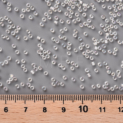 11/0 Grade A Transparent Glass Seed Beads X-SEED-N001-E-436-1