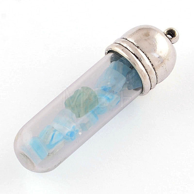 Wishing Glass Bottle Pendants LK-R011-M-1