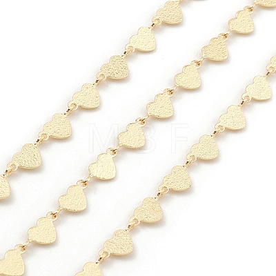 Brass Heart Link Chains CHC-M025-47G-1