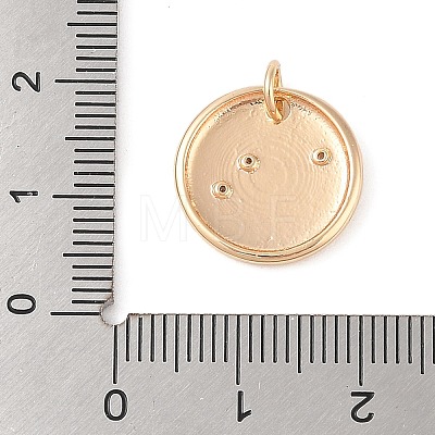 Brass with Clear Cubic Zirconia Pendants KK-N256-24A-G-1