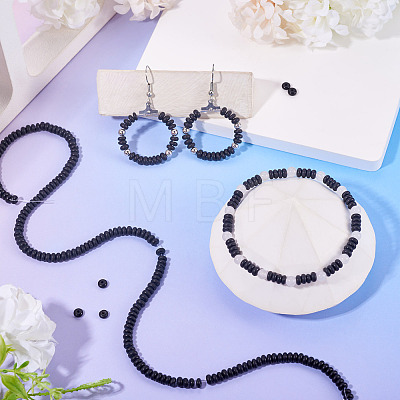 1 Strand Natural Black Onyx(Dyed & Heated) Beads Strands G-TA0002-78-1