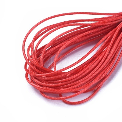 Waxed Polyester Cord YC-WH0006-M-1