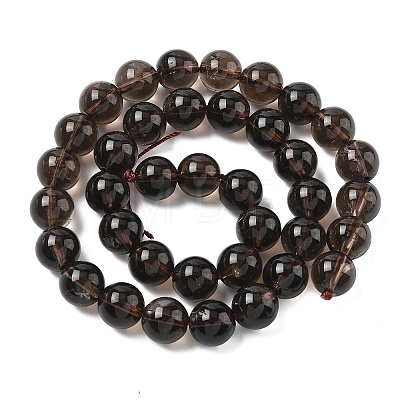 Natural Smoky Quartz Beads Strands G-C265-A01-10mm-01-1