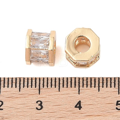 Brass Glass Beads KK-B100-011G-1