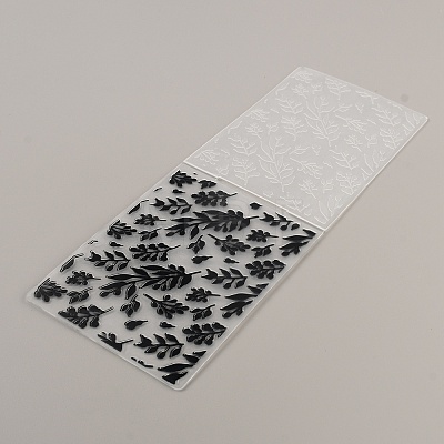 Plastic Embossing Folders DIY-WH0304-617B-1