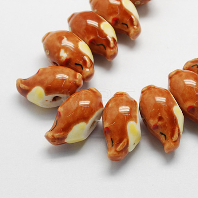 Handmade Porcelain Beads X-PORC-S452-04-1