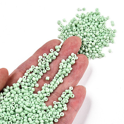 8/0 Baking Paint Glass Seed Beads SEED-R051-07B-08-1