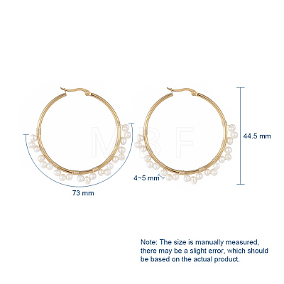 304 Stainless Steel Hoop Earrings X-EJEW-JE03752-1