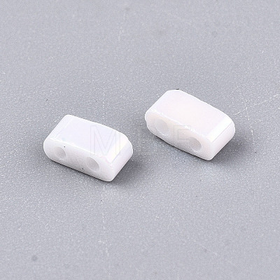 2-Hole Glass Seed Beads SEED-S031-M-SH401-1