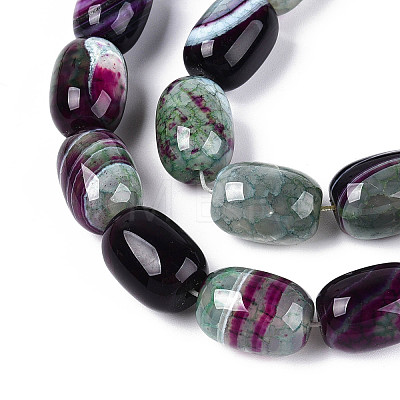 Natural Agate Beads Strands G-N356-02A-03-1