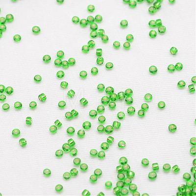 6/0 Transparent Glass Round Seed Beads SEED-J010-F6-27B-1