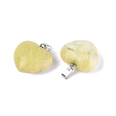 Natural Lemon Jade Pendants G-N362-05P-14-1