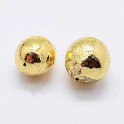 Natural Baroque Pearl Cultured Freshwater Pearl Beads PEAR-F006-93G-1