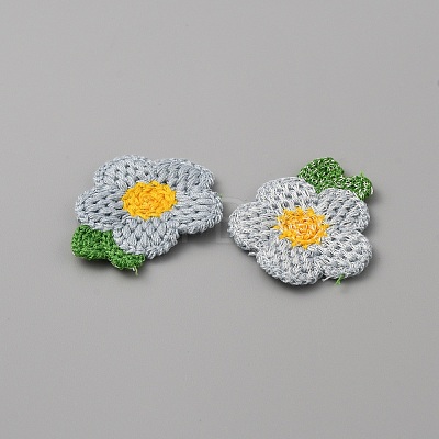 Crochet Flower Appliques DIY-WH0502-05A-1
