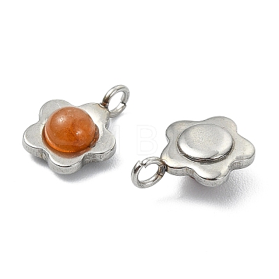Natural & Synthetic Mixed Stone Pendants PALLOY-JF05812-02-1