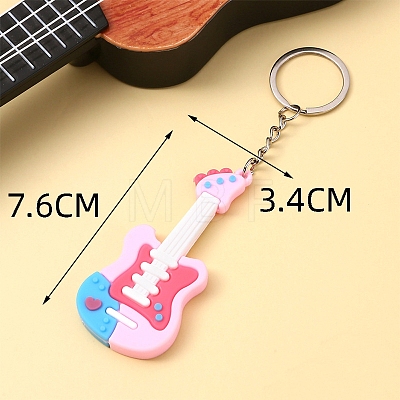 Guitar PVC Bag Keychain PW-WGAD27A-04-1