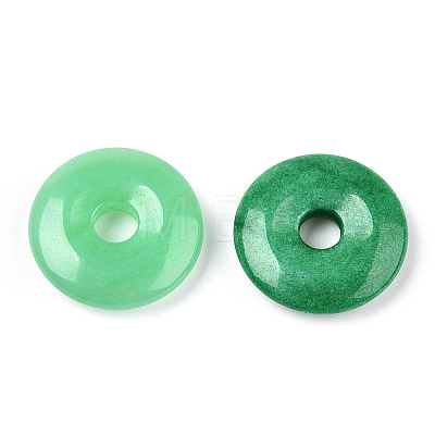 10Pcs Natural Malaysia Jade Pendants G-NB0003-85-1