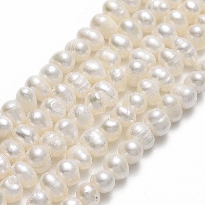 Natural Cultured Freshwater Pearl Beads Strands PEAR-F018-17D-01-1