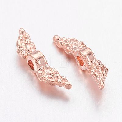 Tibetan Style Alloy Beads TIBEB-S039-036RG-RS-1