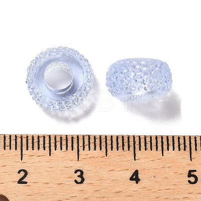 Transparent Resin European Beads RESI-B020-03E-1