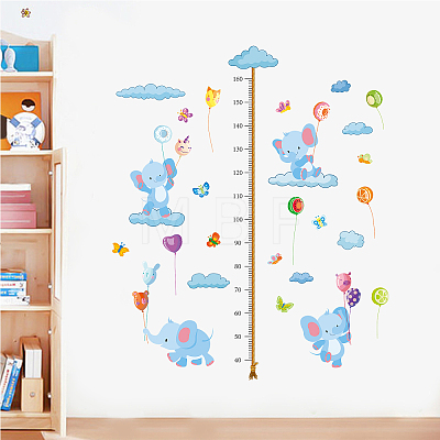 PVC Height Growth Chart Wall Sticker DIY-WH0232-037-1