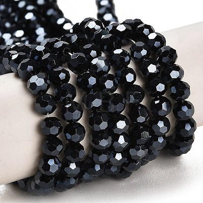 Electroplate Glass Bead Strands LS-EGLA-R015-4mm-15-1