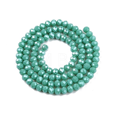 Electroplate Glass Beads Strands LS-EGLA-A044-P3mm-A31-1