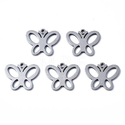 Tarnish Resistant 304 Stainless Steel Charms STAS-N092-26-1