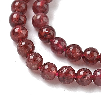 Natural Garnet Beads Strands G-Z104-A01-4mm-1