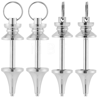 6Pcs Brass Findings KK-SC0005-38-1