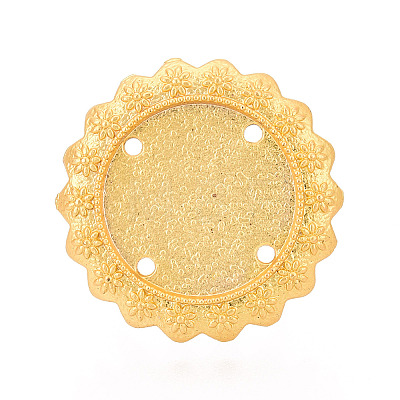 Adjustable Alloy & Iron Bezel Cup Ring Base with Rotatable Tray MAK-T012-13G-1