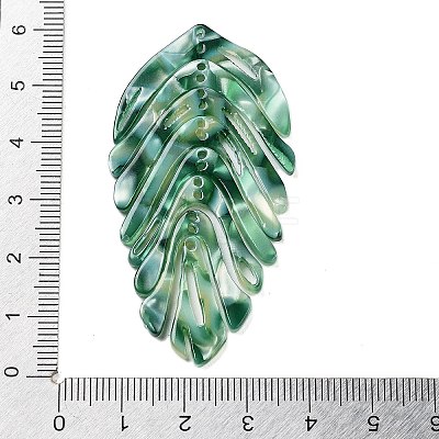 Transparent Acrylic Big Pendants FIND-M055-01-1