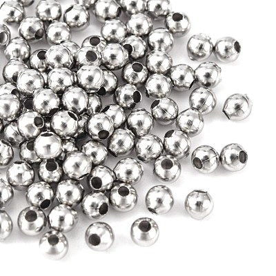 304 Stainless Steel Round Beads STAS-N020-16-4mm-1