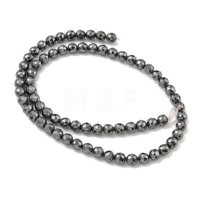 Non-magnetic Synthetic Hematite Beads Strands G-I365-15A-1