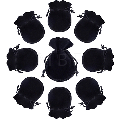 20Pcs Gourd Velvet Drawstring Bags TP-BBC0001-07A-04-1