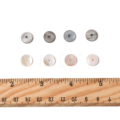 80Pcs 2 Colors Dyed Natural Shell Bead Spacers SHEL-FS0001-11-1
