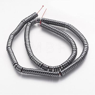 Non-magnetic Synthetic Hematite Beads Strands G-P218-19-03-1