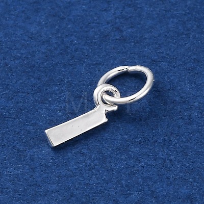 925 Sterling Silver Letter Charms LS-STER-C012-01S-I-1