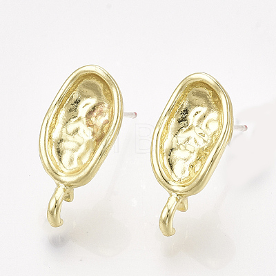 Alloy Stud Earring Findings PALLOY-T056-126-1