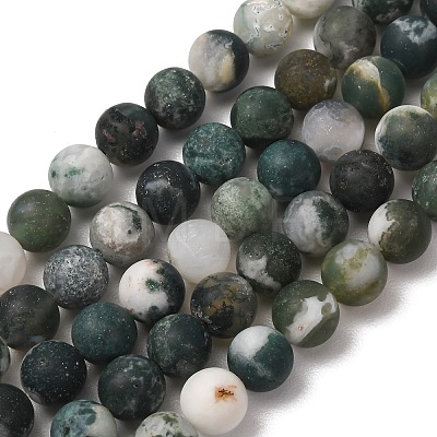 Natural Tree Agate Beads Strands X-G-T106-038-1