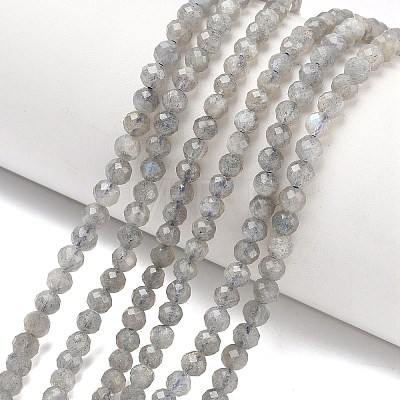 Natural Labradorite Beads Strands G-L642-F07-4mm-1